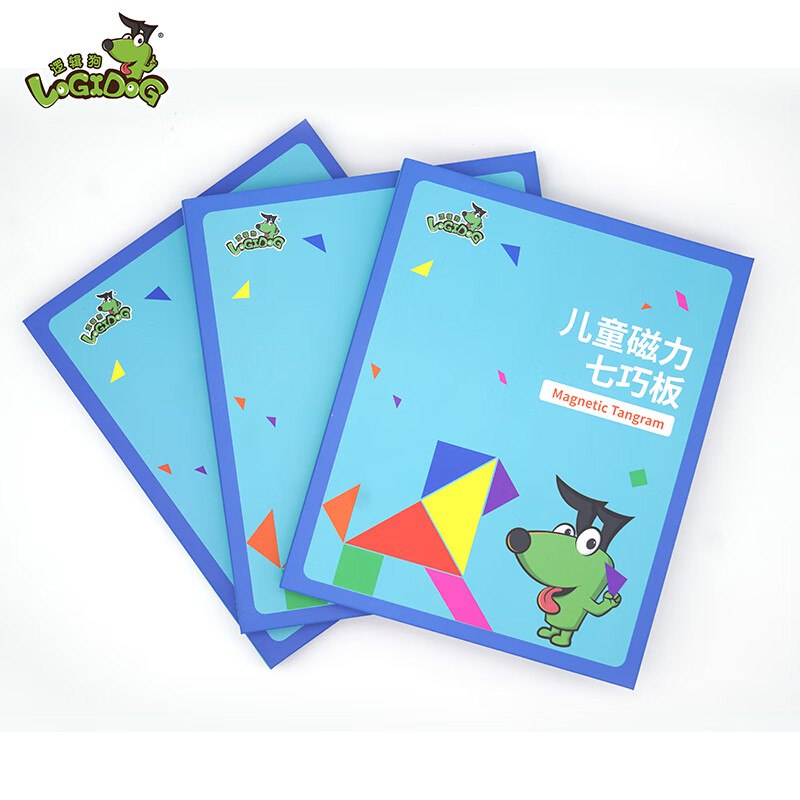 逻辑狗磁力拼图七巧板