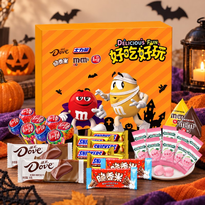 M&M'S 万圣节限定糖果礼盒拍下【39.9元】得385g*1件